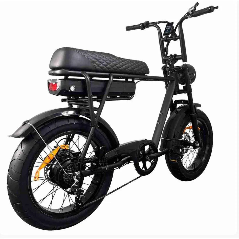 EB2 Fatbike Preto + Sistema de alarme + Montagem gratuita