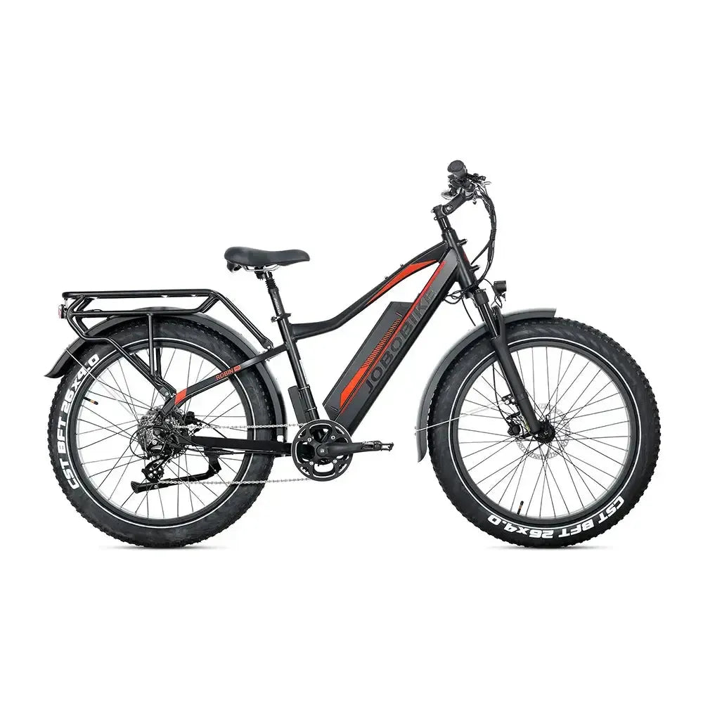 JOBOBIKE Robin Pro - Preto-vermelho