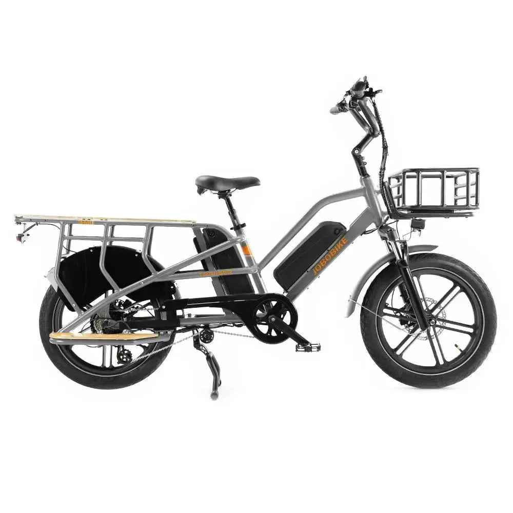 JOBOBIKE Transer - Longtail - Cinzento Prateado