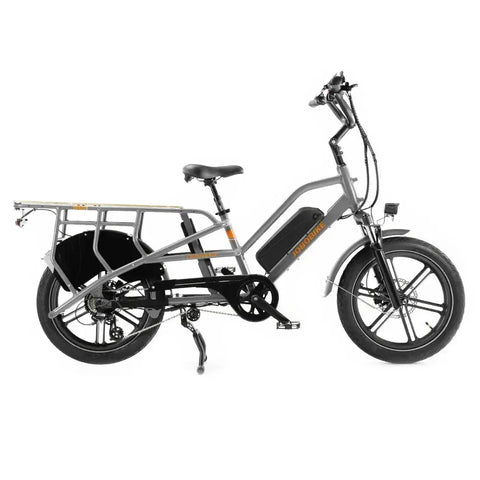 JOBOBIKE Transer - Longtail - Cinzento Prateado