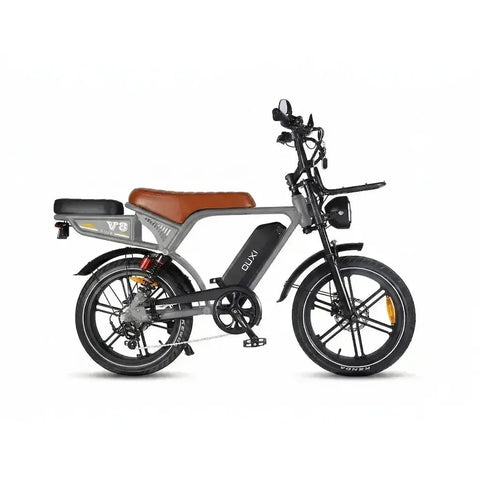 Ouxi V8 Ultra - Cinzento Escuro - Selim Castanho