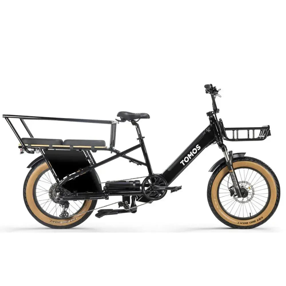 Tomos E-Cargo - Longtail - Preto