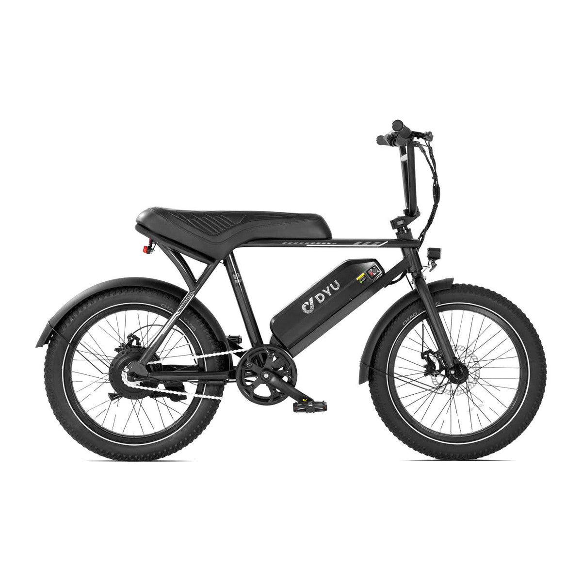 Bicicleta elétrica fat bike DYU UX BMX de 20 polegadas
