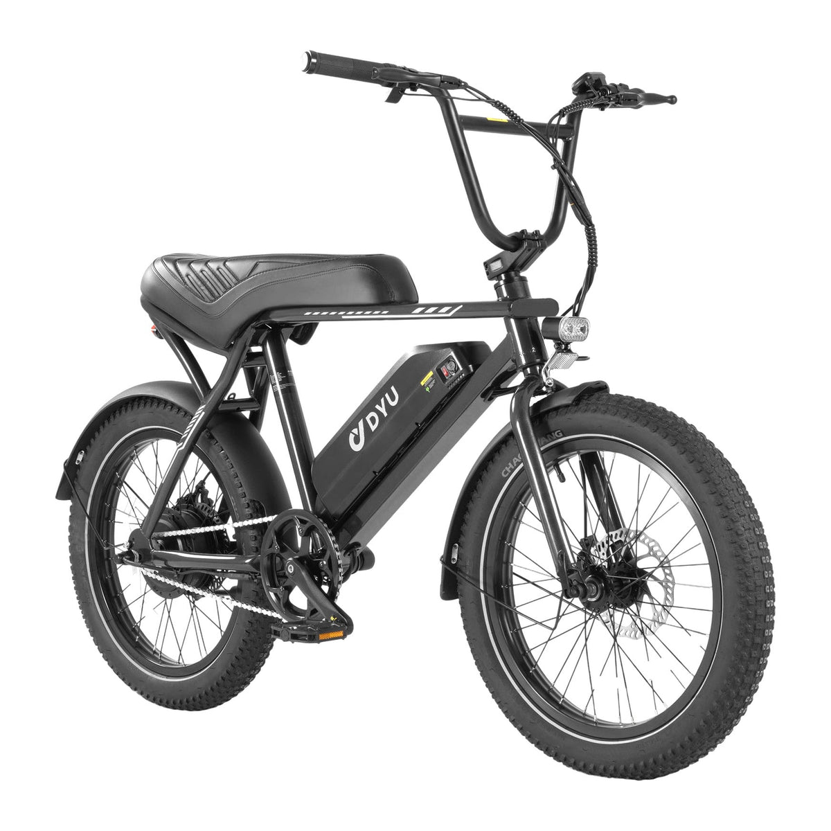 Bicicleta elétrica fat bike DYU UX BMX de 20 polegadas